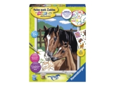 Ravensburger Malen nach Zahlen »Pferd mit Fohlen«