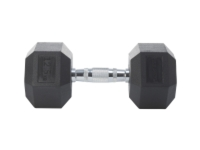 CRIVIT Hexagonhantel, 12,5 kg, mit gusseisernem Kern