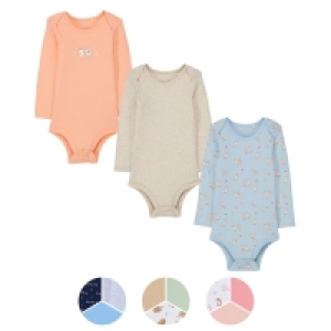 LILY & DAN Bio-Baby-Bodys, 3er-Set