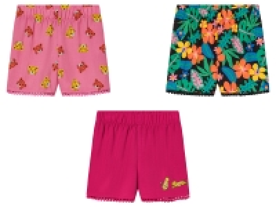 lupilu® Kleinkinder Shorts mit Häkel-Pompons am Beinabschluss