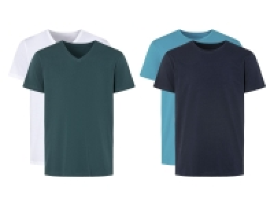 Lidl Livergy® LIVERGY® Herren T-Shirts, 2 Stück, aus reiner Baumwolle