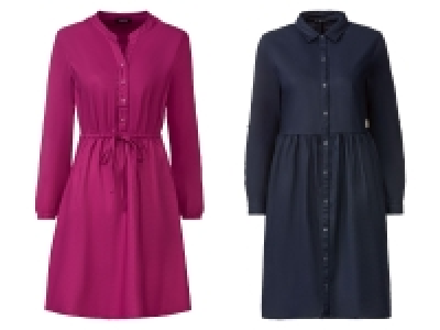esmara® Damen Kleid, tailliert geschnitten, mit modischem Patch