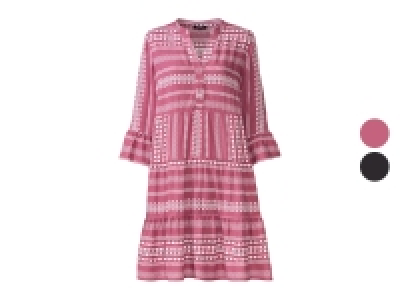 esmara® Damen Tunika Kleid, mit Volants am Ärmelabschluss