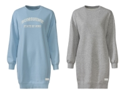 esmara® Damen Sweatkleid mit überschnittenen Schultern