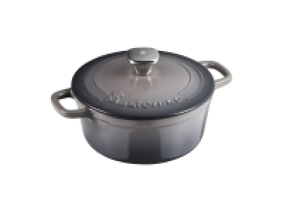 Lidl Masterpro Masterpro Kasserolle, Gusseisen, mit Deckel, Ø 27 cm