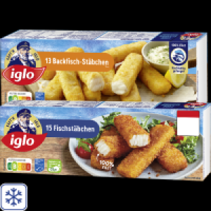 Edeka  Iglo Fisch- oder Backfischstäbchen