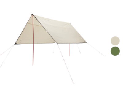 Grand Canyon Sonnensegel ZUNI, 4 x 4 m inkl. Stangen, wasserdicht