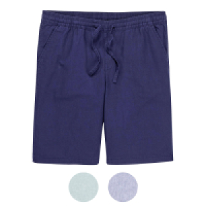 UP2FASHION MEN Herren Shorts Leinen-Baumwolle