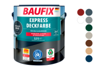 Lidl Baufix BAUFIX Express-Deckfarbe, 2,5 Liter