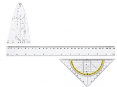 UNITED OFFICE&reg; Geometrieset, 3-teilig 0.89&nbsp;&euro;