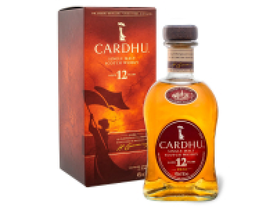 Lidl  Cardhu Single Malt Scotch Whisky 12 Jahre mit Geschenkbox 40% Vol