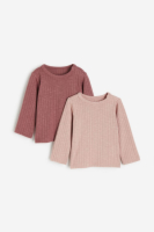2er-Pack Gerippte Jerseyshirts 10.99 €