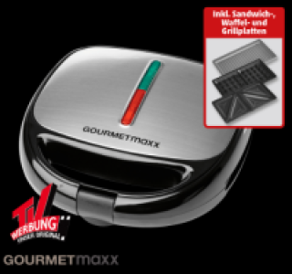 GOURMETMAXX 3-in-1-Sandwichmaker 14619 17.99 €
