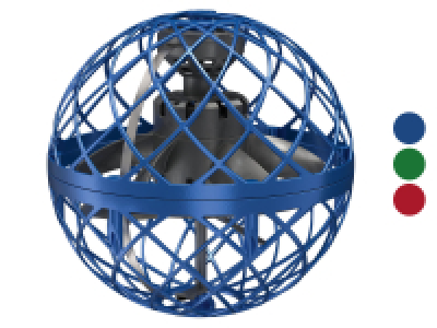 Playtive Flying Ball mit LED-Beleuchtung