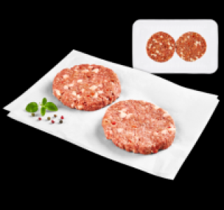 Frische Hacksteaks, griechischer Art
