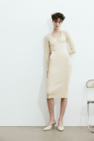 HM  Bodycon-Kleid in Rippstrick