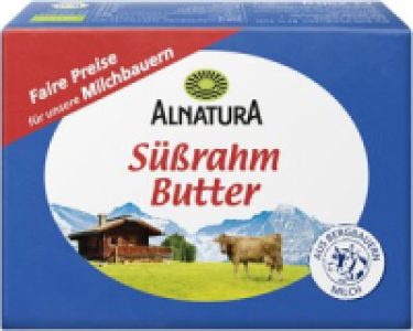 Bergbauern Süßrahmbutter 2.89 €