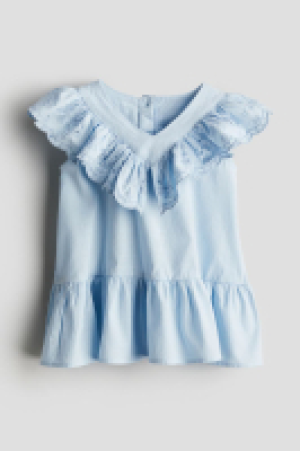 HM  Baumwollkleid mit Volants