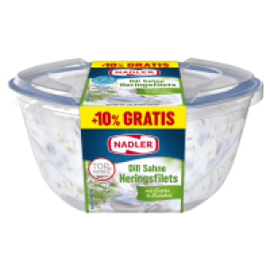 Aldi Süd  NADLER Sahne-Heringsfilets 440 g