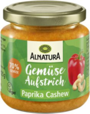 Gemüseaufstrich Paprika-Cashew 1.69 €