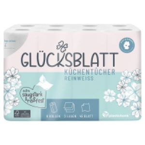 GLÜCKSBLATT Haushaltstücher 3-lagig 3.99 €