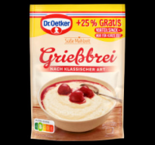 DR. OETKER Süße Mahlzeit Grießbrei 0.99 €