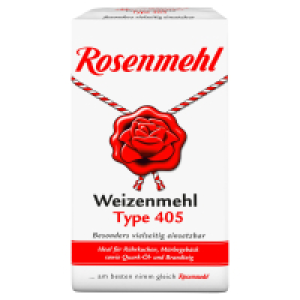Aldi Süd  ROSENMEHL Weizenmehl 2,5 kg