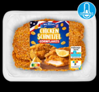 MIKE MITCHELL’S Frische Hähnchen-Schnitzel mit Cornflakes-Panade