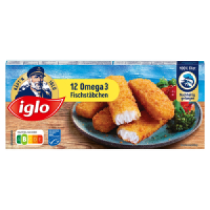 Aldi Süd  IGLO Omega 3 Fischstäbchen 360 g