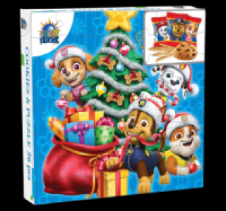 Weihnachts-Puzzle mit Cookies