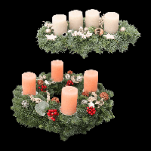 Aldi Nord Gardenline GARDENLINE Adventskranz / -schiffchen