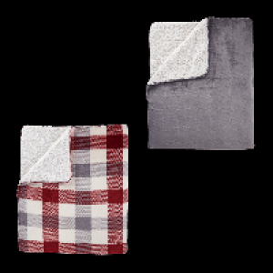 HOME CREATION Fleece-Sherpa-Decke 12.99 €
