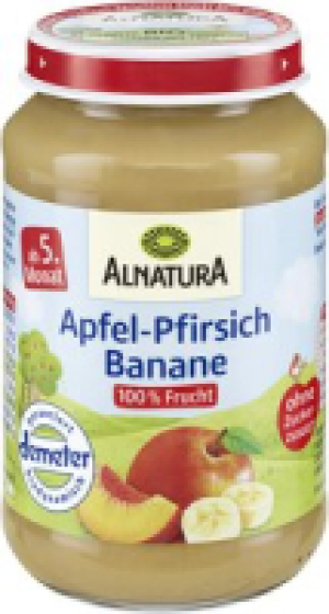 Apfel-Pfirsich-Banane 1.25 €