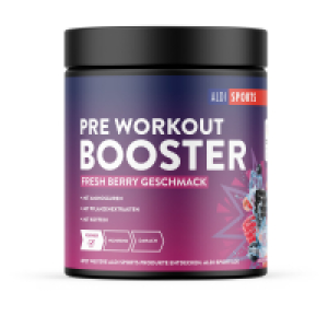 Aldi Süd  ALDI SPORTS Pre-Workout Booster 340 g, Fresh Berry