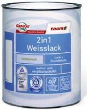 2in1 Weisslack 375 ml