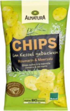 Chips im Kessel gebacken, Rosmarin und Meersalz 2.19 €
