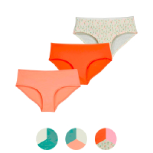 UP2FASHION Damen Fühlings Slips, 3er-Packung