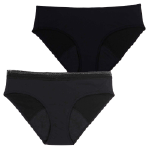 Aldi Süd  UP2FASHION Damen Perioden Unterwäsche 2er-Packung