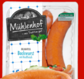M&Uuml;HLENHOF Delikatess-Bockwurst 1.49&nbsp;&euro;