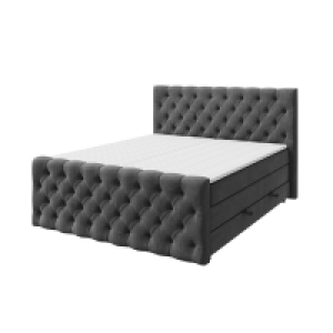 Roller  Boxspringbett - anthrazit - H3 - 180x200 cm