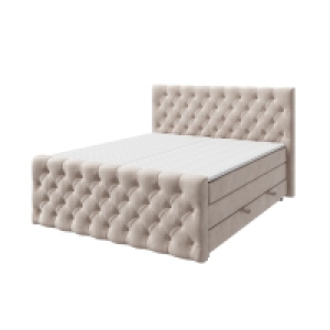 Boxspringbett - beige - H3 - 180x200 cm