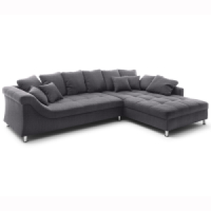 Roller  Ecksofa - graphit - beidseitig montierbar