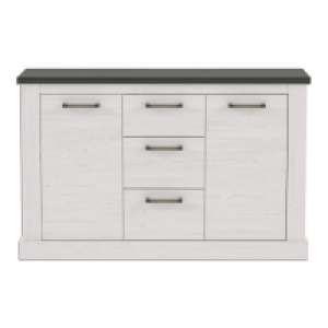 Sideboard - Pinie weiß - Touchwood - 141 cm