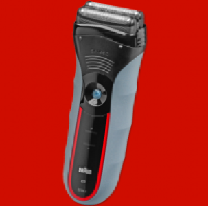 BRAUN Herren-Rasierer SERIES 3-320 und Shaver Cleaner