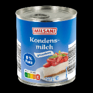 Aldi Nord Milsani MILSANI Gezuckerte Kondensmilch