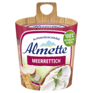 ALMETTE Frischkäse Fass 150 g, Meerrettich 0.99 €