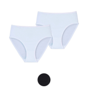 NUR DIE Damen-Maxi-/Midi-Slips, 2er-Pack