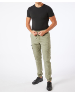 Kik  Cargohose mit elastischem Bund X-Mail, Seitentaschen
