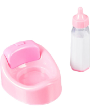 Kik  Happy People Puppentöpfchen und Flasche 2-tlg. Set