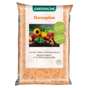 GARDENLINE Pasteurisierte Hornspäne 2,5 kg